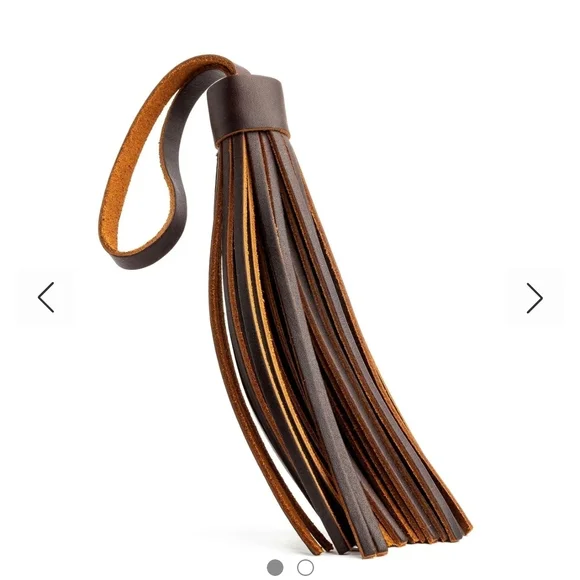 NWOT Portland Leather Jumbo Tassel in Grizzly - Picture 1 of 4